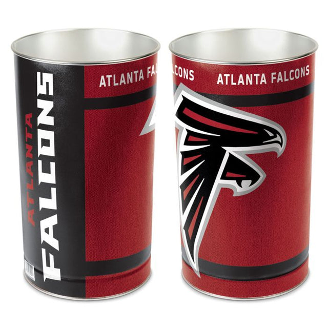 Papelera cónica de los Atlanta Falcons de 15" de alto
