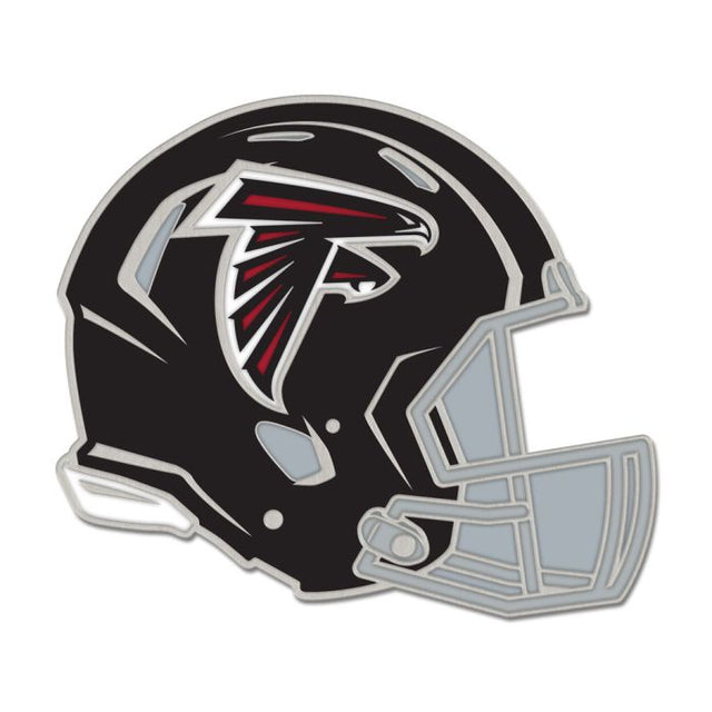 Tarjeta de joyería con pin esmaltado para coleccionistas con el casco de los Atlanta Falcons