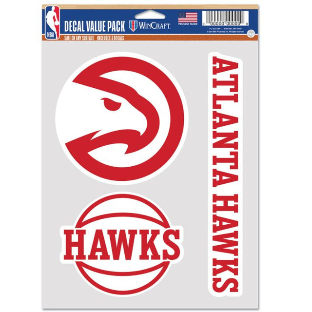 Paquete multiusos para 3 fanáticos de los Atlanta Hawks