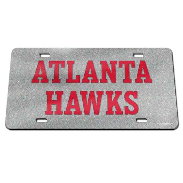 Matrícula acrílica especial de los Atlanta Hawks