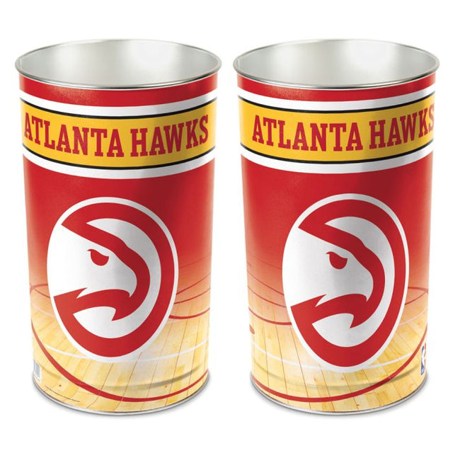 Papelera cónica de los Atlanta Hawks de 15" de alto