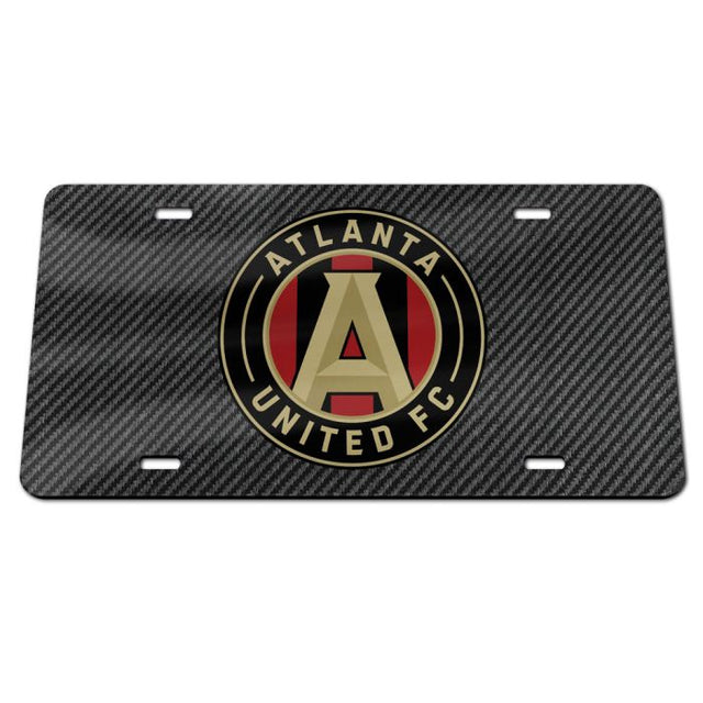 Atlanta United Specialty Acrylic License Plate