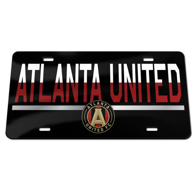 Atlanta United Specialty Acrylic License Plate