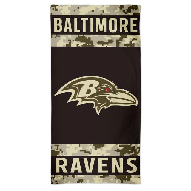 Toalla de playa Spectra de edición estándar de los Baltimore Ravens de 30" x 60"