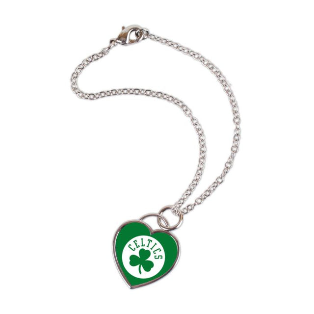 Pulsera de los Boston Celtics con corazón en 3D