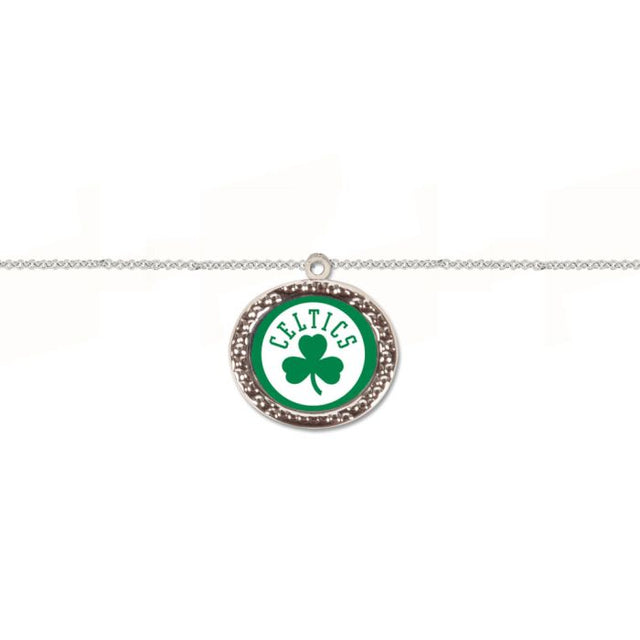Pulsera de los Boston Celtics con dije de joyería en cartulina