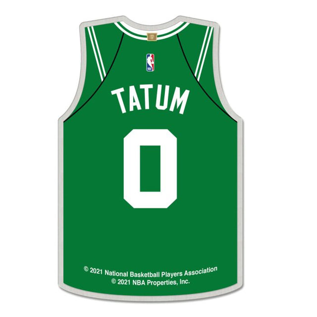 Tarjeta de joyería con pin de colección de los Boston Celtics de Jayson Tatum
