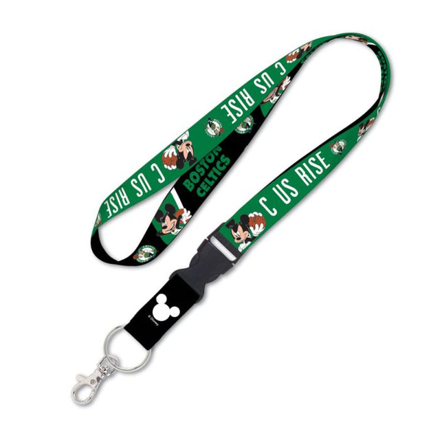 Cordón de los Boston Celtics/Disney con hebilla desmontable de 1"