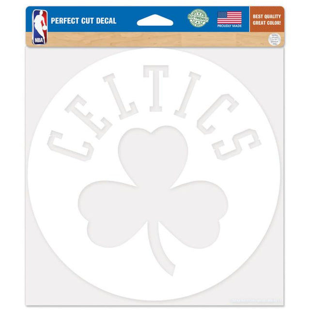 Calcomanías de corte perfecto de trébol de Boston Celtics de 8" x 8"