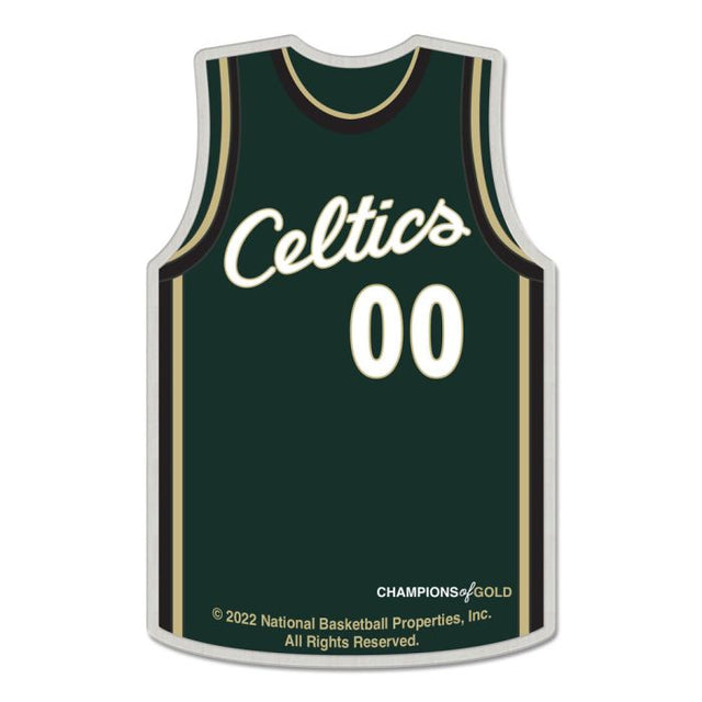 Tarjeta de joyería con pin de colección de la ciudad de Boston Celtics