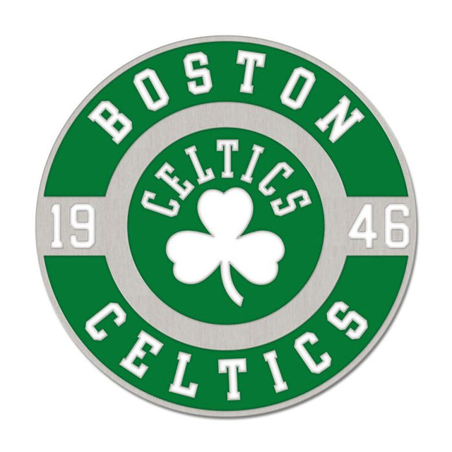 Tarjeta de joyería con pin esmaltado de colección de los Boston Celtics