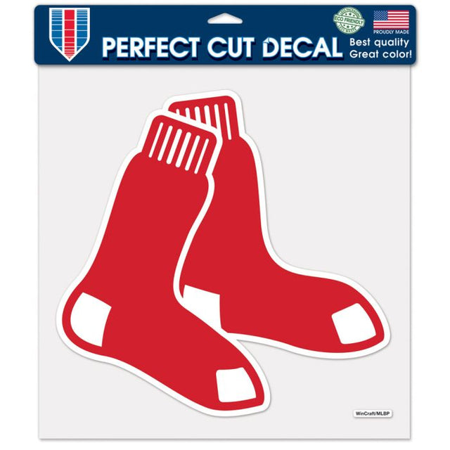 Calcomanía de color de corte perfecto de los Boston Red Sox de 12" x 12"