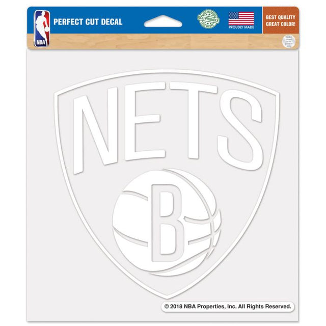 Brooklyn Nets Perfect Cut Decals 8" x 8"