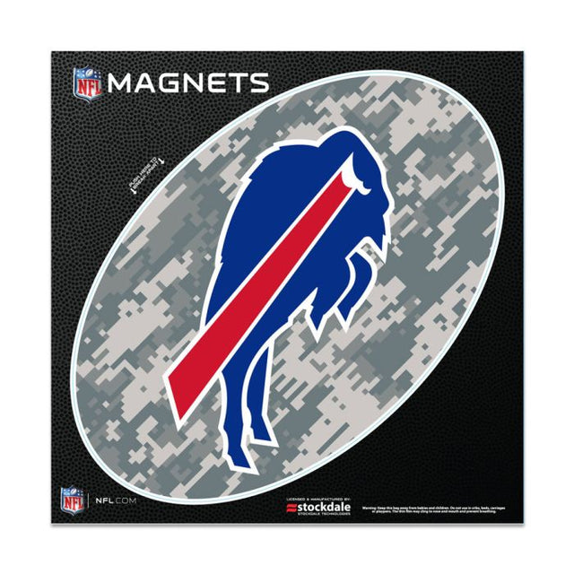 Buffalo Bills CAMO Outdoor Magnets 6" x 6"