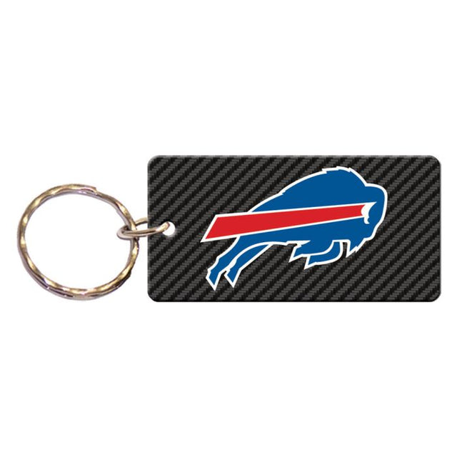 Buffalo Bills CARBON Keychain Rectangle
