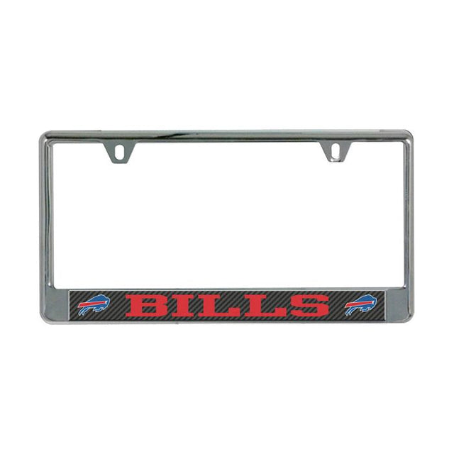 Buffalo Bills CARBON Lic Plate Frame B/O Printed