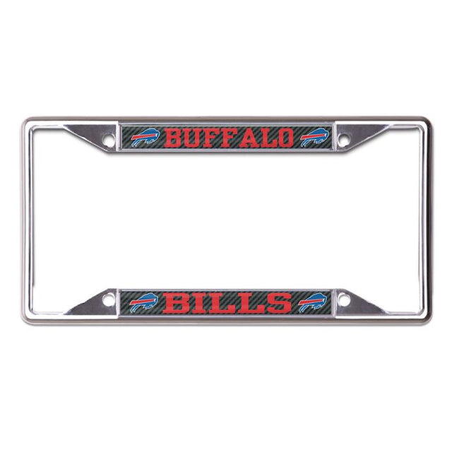 Buffalo Bills CARBON Lic Plt Frame S/S Printed