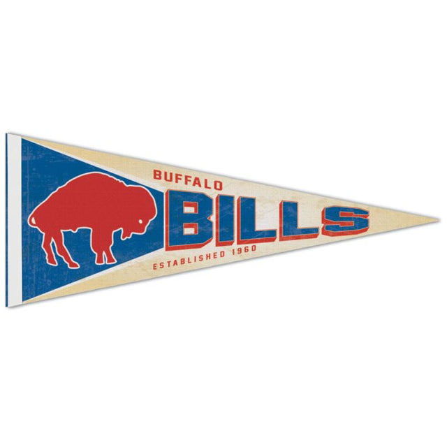 Buffalo Bills / Classic Logo RETRO Premium Pennant 12" x 30"