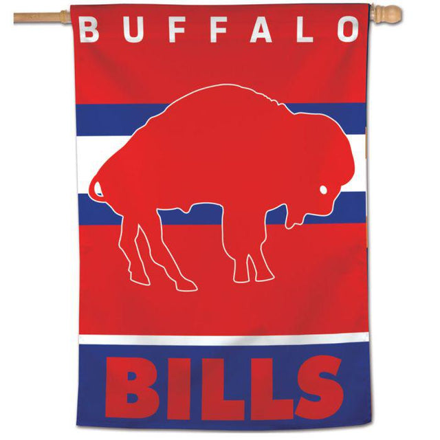 Buffalo Bills / Classic Logo Retro Vertical Flag 28" x 40"