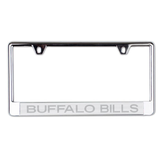 Buffalo Bills FROSTED Lic Plate Frame B/O Printed