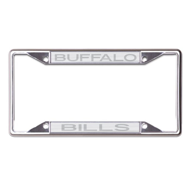 Buffalo Bills FROSTED Lic Plt Frame S/L Printed
