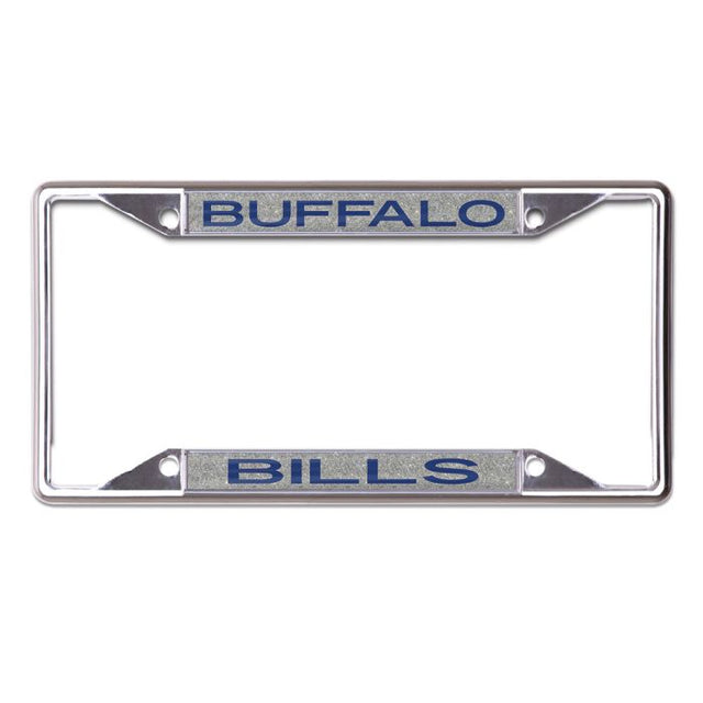 Buffalo Bills GLITTER BACKGROUND Lic Plt Frame S/S Printed