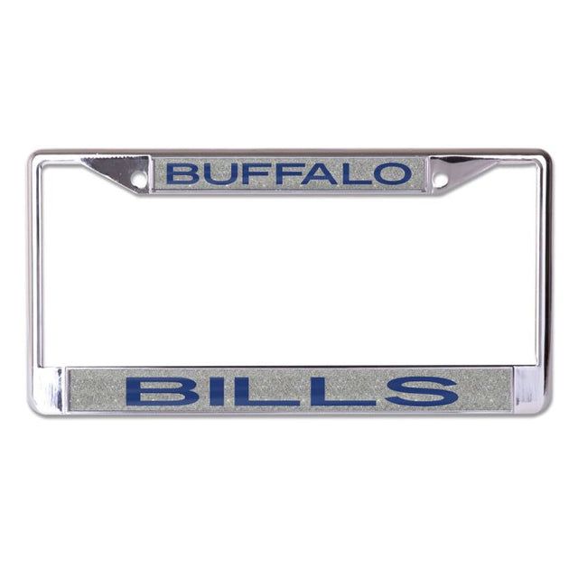 Buffalo Bills GLITTER BACKGROUND Lic Plt Frame S/S Printed