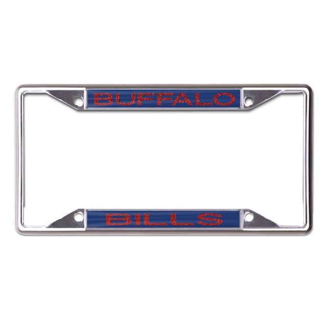 Buffalo Bills GLITTER LETTERS Lic Plt Frame S/S Printed
