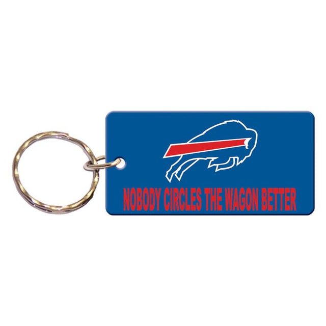 Llavero rectangular de los Buffalo Bills