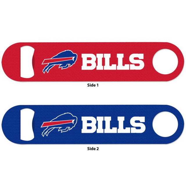 Abridor de botellas de metal de dos caras de Buffalo Bills