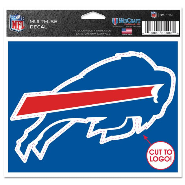 Buffalo Bills Multi-Use Decal - cut to logo 5" x 6"