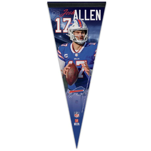 Buffalo Bills Premium Pennant 12" x 30" Josh Allen