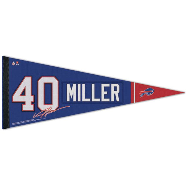 Buffalo Bills Premium Pennant 12" x 30" Von Miller