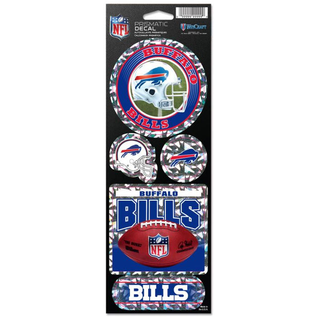 Buffalo Bills Prismatic Decal 4" x 11"