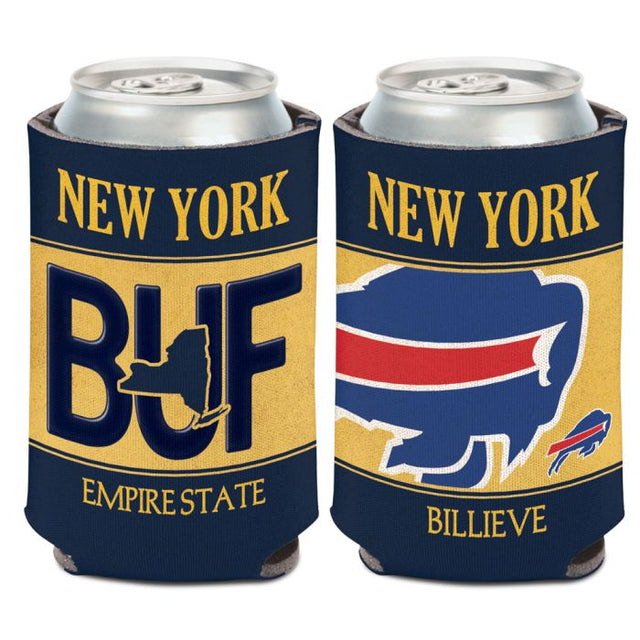 Buffalo Bills STATE PLATE Can Cooler 12 oz.