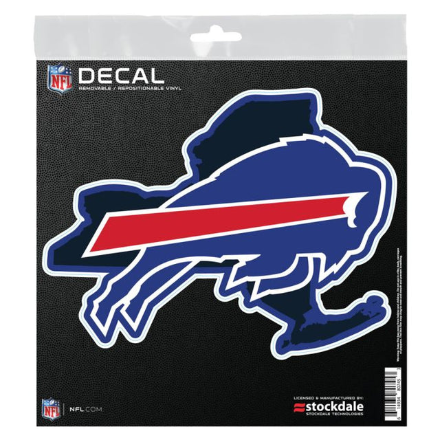 Calcomanía para todas las superficies con forma de estado de Buffalo Bills, 6" x 6"