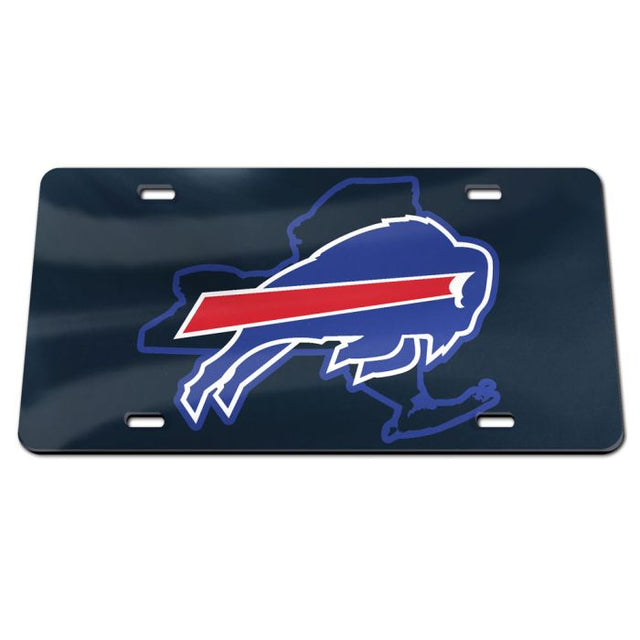 Matrícula especial de acrílico STATE de Buffalo Bills