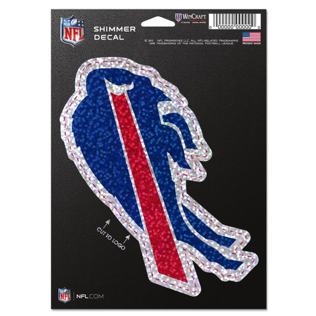Calcomanías brillantes de Buffalo Bills de 5" x 7"