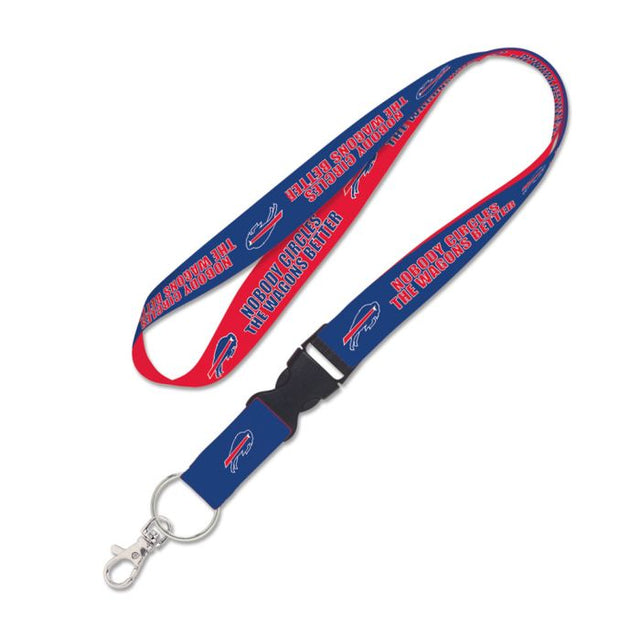 Buffalo Bills Slogan Lanyard w/detachable buckle 1"
