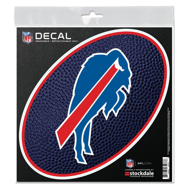 Calcomanía para todas las superficies TEAMBALL de Buffalo Bills, 6" x 6"