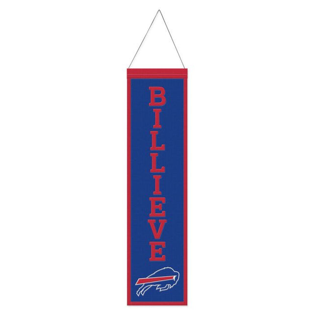 Buffalo Bills Wool Banner 8" x 32"