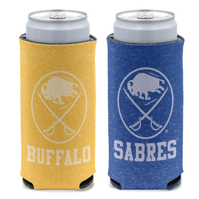 Enfriador de latas delgado de 12 oz de color jaspeado de Buffalo Sabres