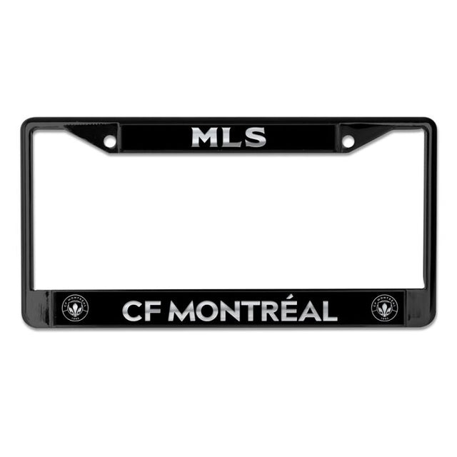 CF Montreal BLACKOUT Lic Plt Frame S/L Printed
