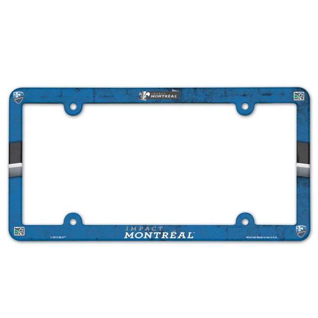 CF Montreal Lic Plate Frame Full Color