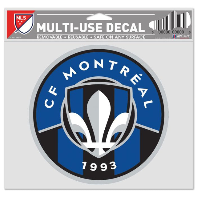 CF 蒙特利尔多用途贴花 - 透明背景 5 英寸 x 6 英寸