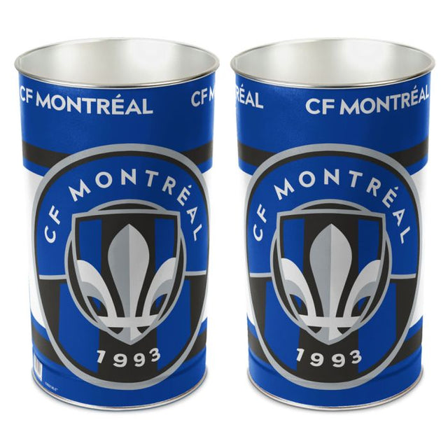 CF Montreal Wastebasket - tapered 15"H