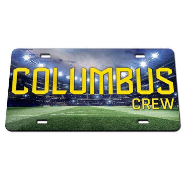 Matrícula especial de acrílico del COLUMBUS CREW STADIUM