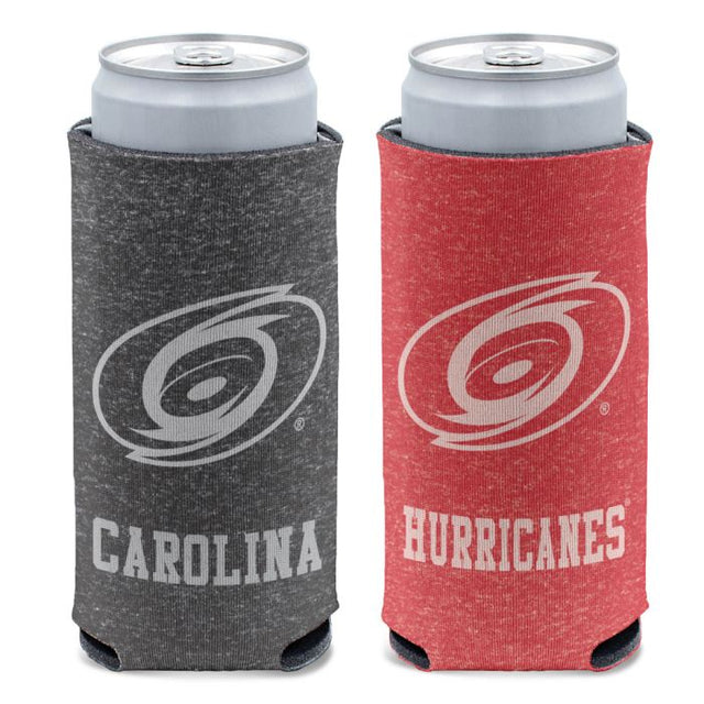 Enfriador de latas delgado de 12 oz con diseño de jaspeado de los Carolina Hurricanes