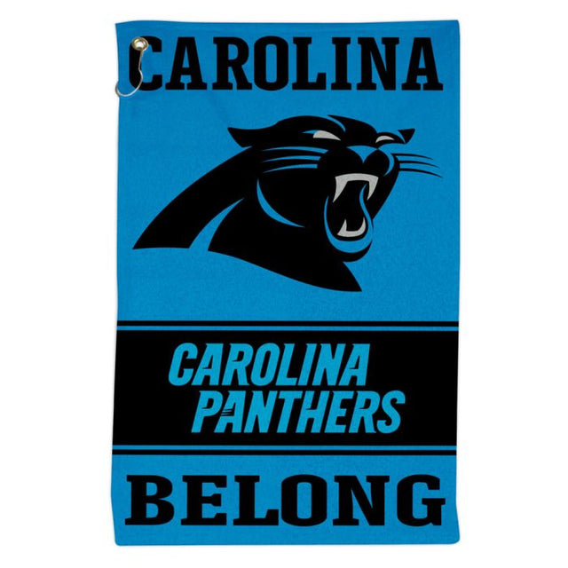 Toalla deportiva de 16 x 25 de los Carolina Panthers
