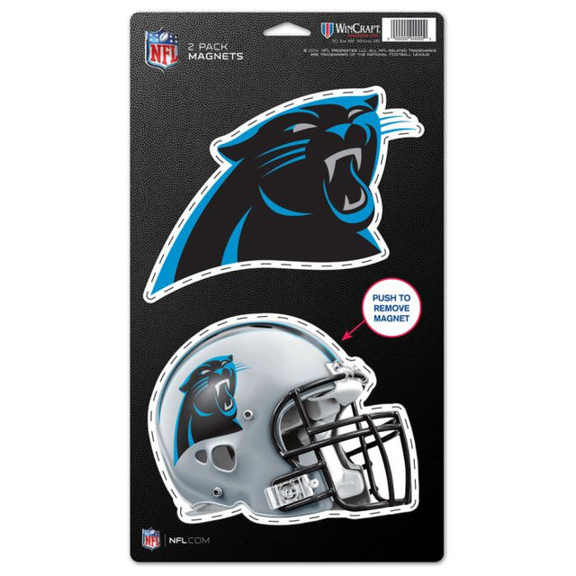 Carolina Panthers 2 Pack Magnets 5" x 9"